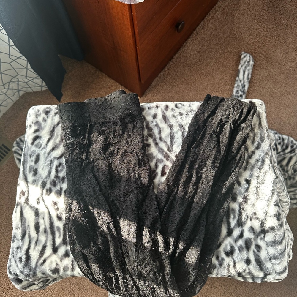 Deb Black Lace Leggings